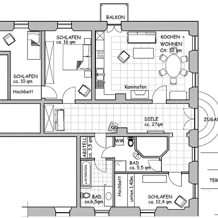 Herrenhaus Wulmersen Apartmán
