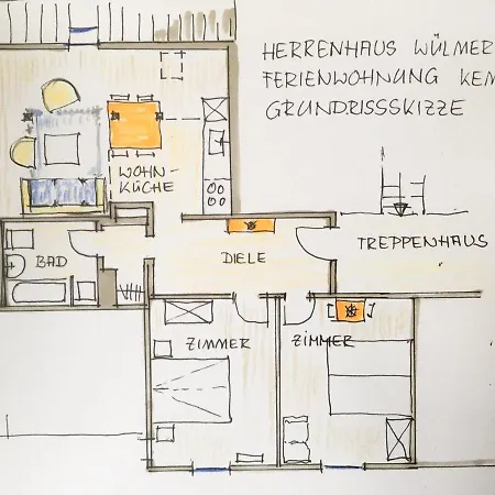 Apartmán Herrenhaus Wulmersen